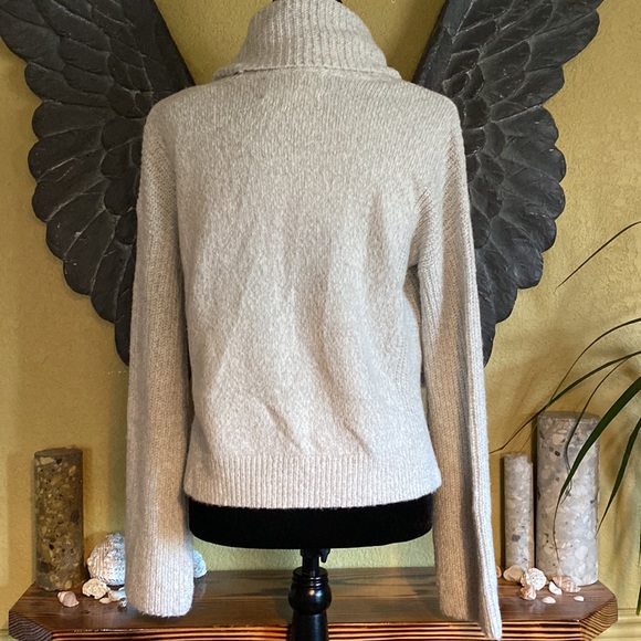 Calvin Klein Cowl Neck Marled Knit Sweater - Picture 6 of 8